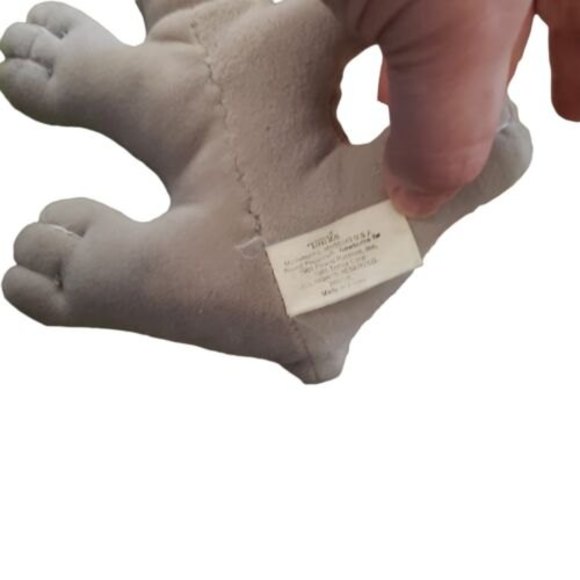 Vintage 1985 Tonka Pound Puppy Pup Plush Stuffed Animal 7" Gray Brown Spots GUC - Picture 6 of 6